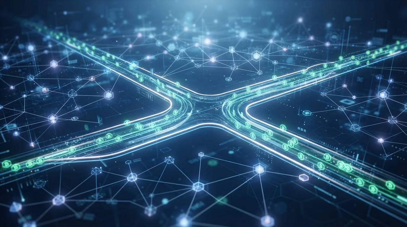 Transacción de Bitcoin Cash en blockchain visualizada
