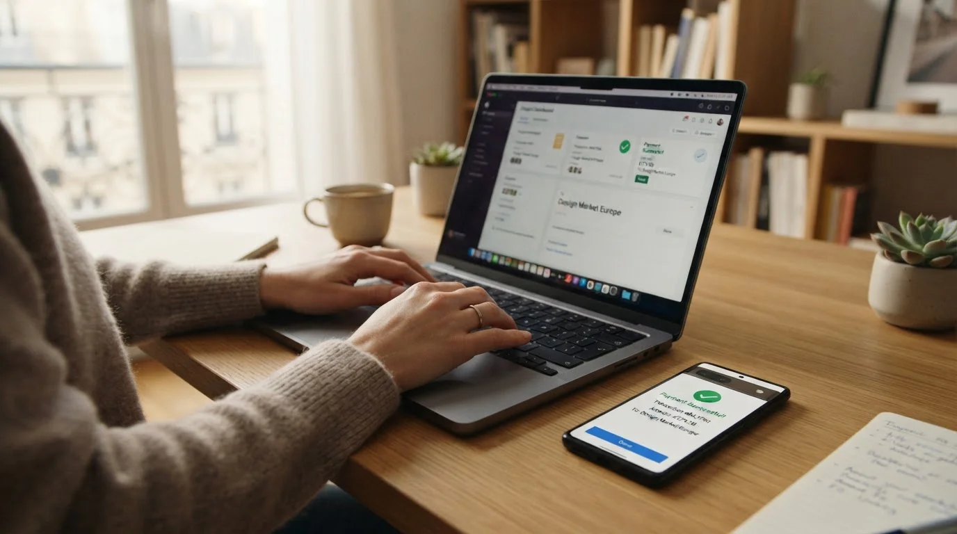 Proceso de depósito con PayPal en un casino online