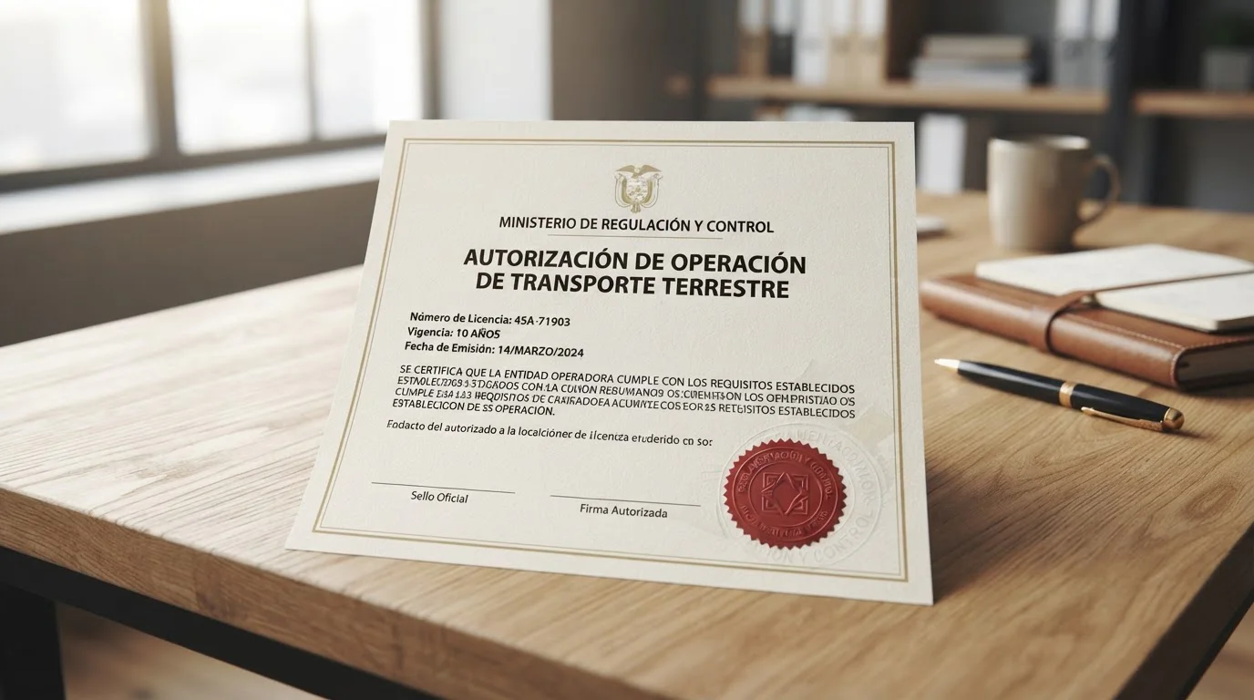 Documento de licencia DGOJ con sello regulatorio oficial