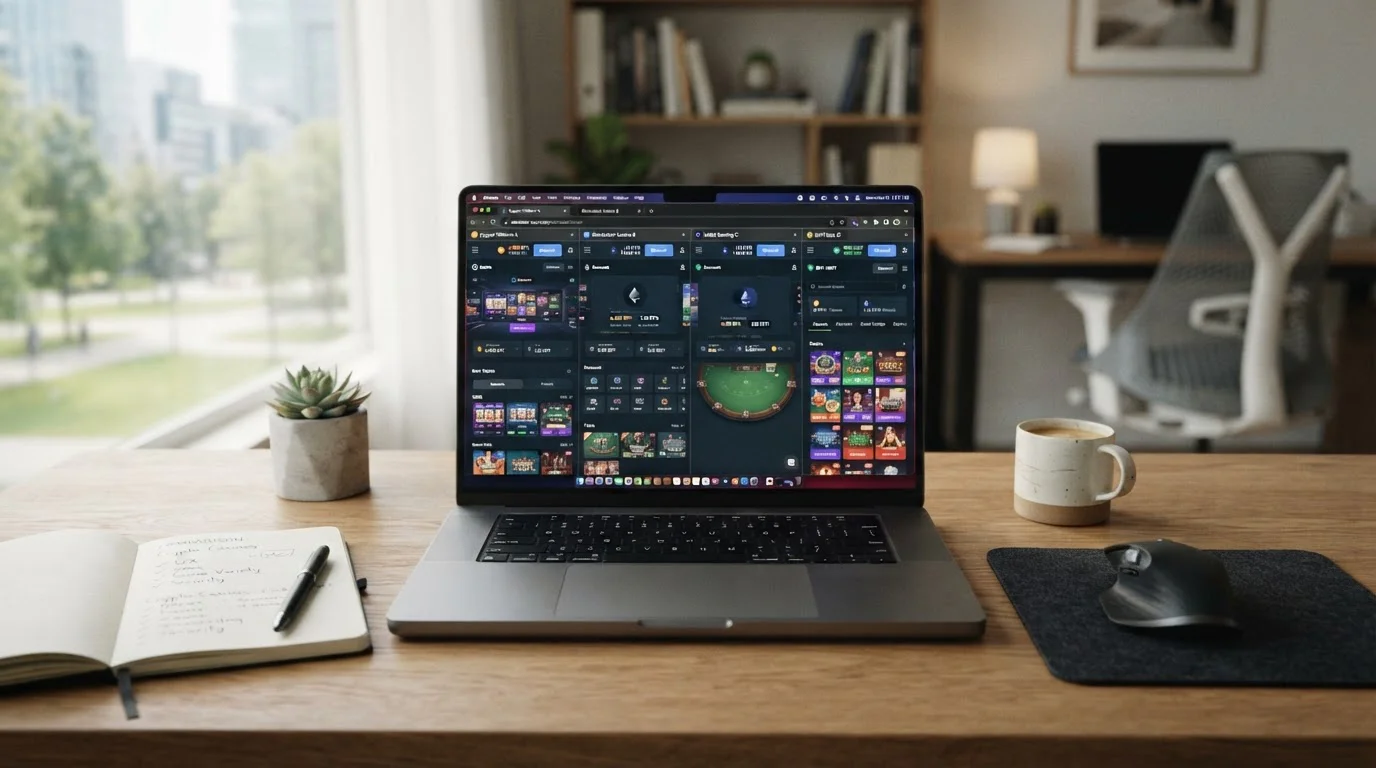 Comparación de los principales casinos cripto disponibles en España con diferentes características y licencias