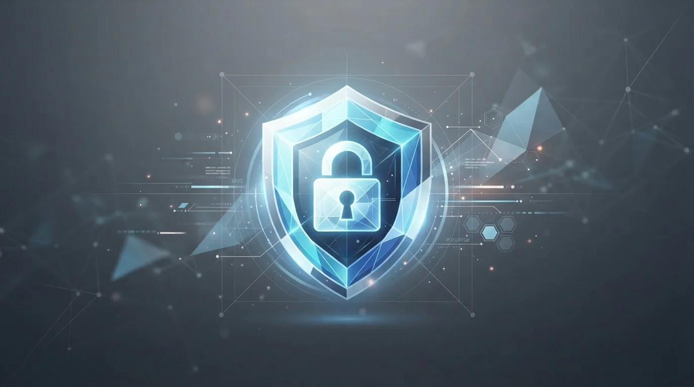 Escudo de seguridad digital representando protección de datos en pagos online