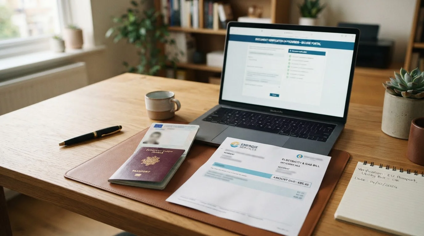 Documento de verificación KYC para retiros en casinos DGOJ